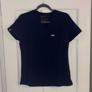 FIGS Women's Navy Catarina Scrub Top